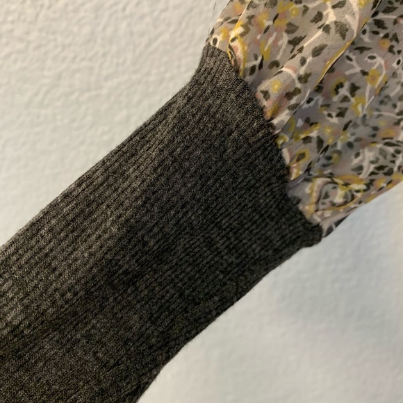 Grey/Multi Jersey Flouncy Top - Picture 7 of 7